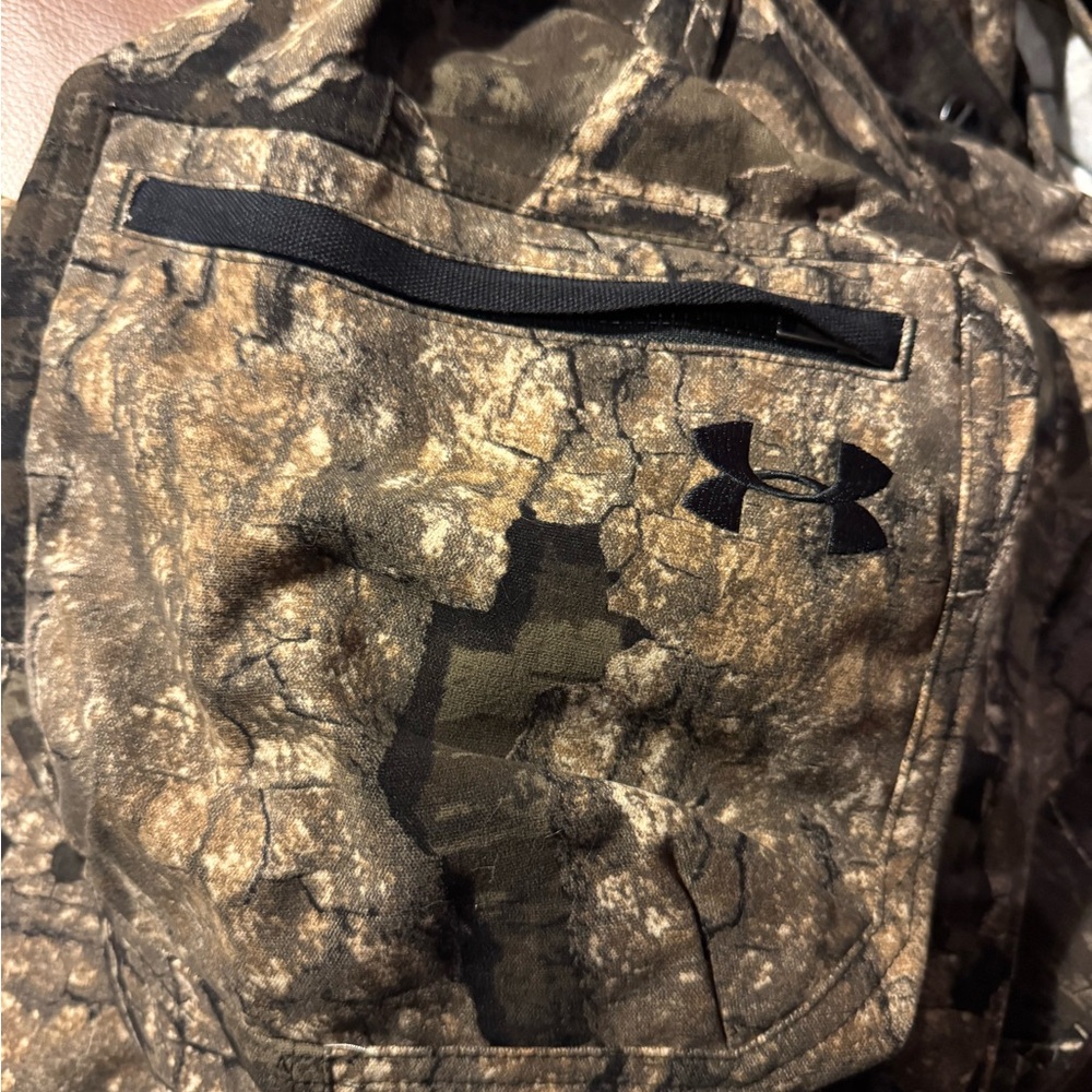 🆕 NWT Under Armour RealTree Timber Brown Straight Loose 40x30 STORM Camo Pants - Picture 8 of 13